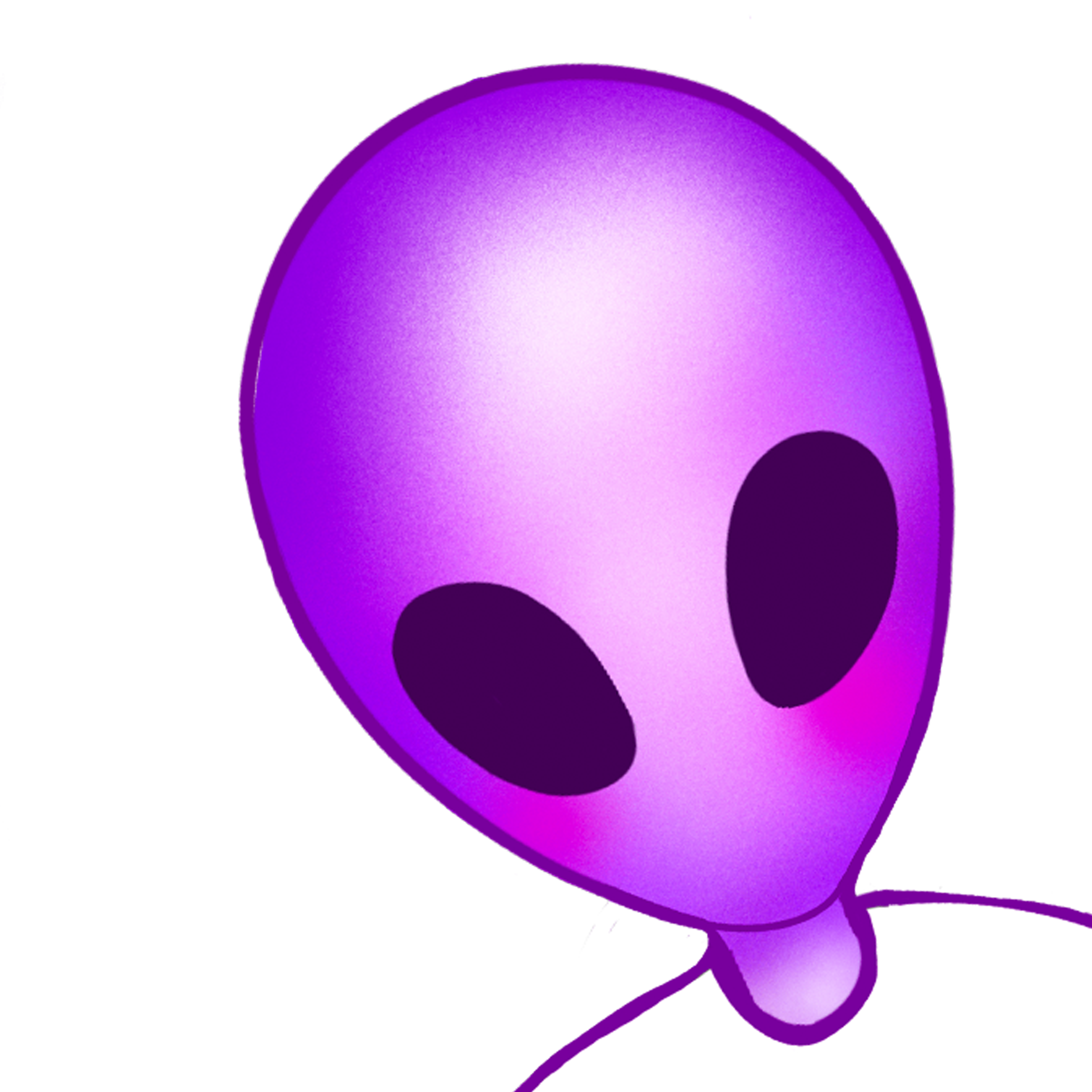 Decorative alien head